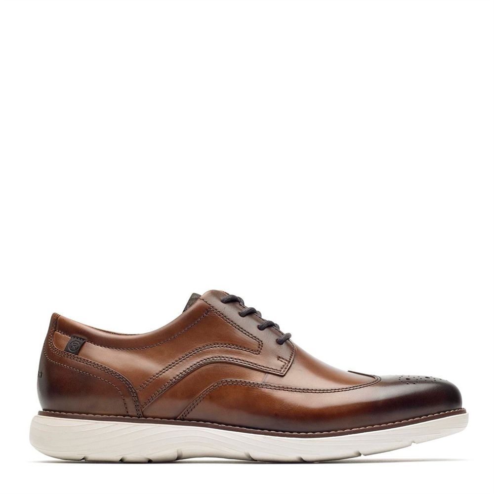 Rockport Canada Garett Wingtip - Mens Oxfords Cognac (PVF357812)